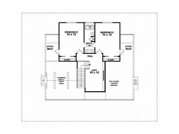 2nd Floor Plan, 006H-0053