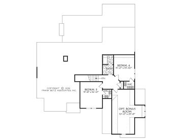 2nd Floor Plan, 086H-0096