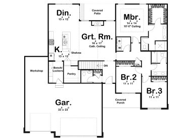 Floor Plan, 050H-0167