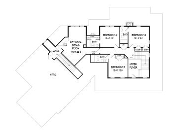 2nd Floor Plan, 019H-0211