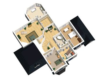 2nd Floor Plan, 072H-0118