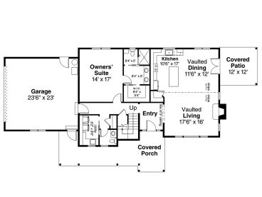 1st Floor Plan, 051H-0270