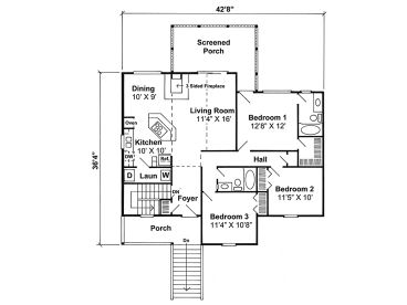 Floor Plan, 047H-0077
