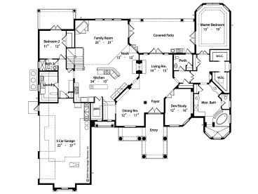 1st Floor Plan, 043H-0215