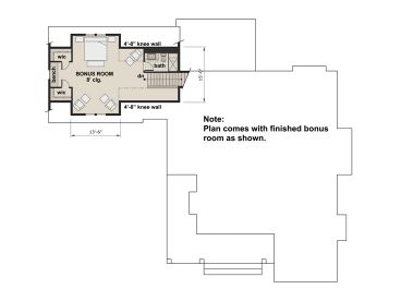 2nd Floor Plan, 023H-0197
