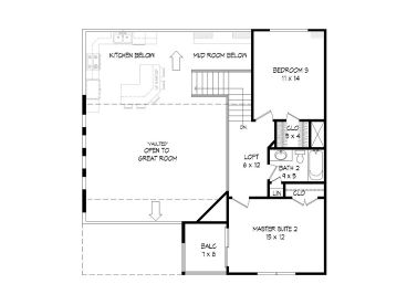 2nd Floor Plan, 062H-0192