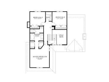 2nd Floor Plan, 022H-0044