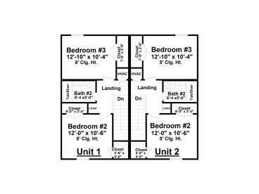 2nd Floor Plan, 001M-0010