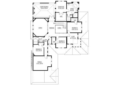 2nd Floor Plan, 035H-0033