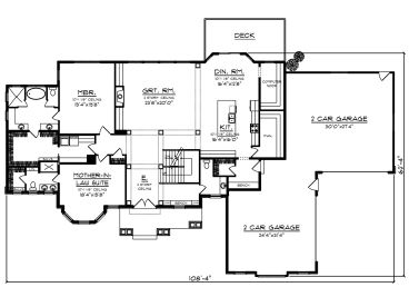 1st Floor Plan, 020H-0432