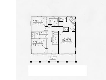 2nd Floor Plan, 018H-0016