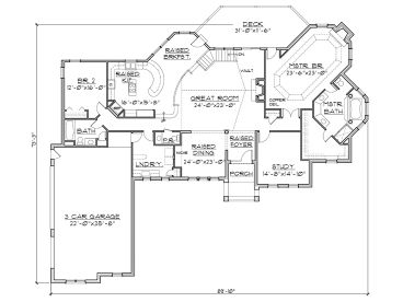 Floor Plan, 055H-0013