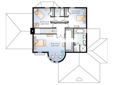 2nd Floor Plan, 027H-0082