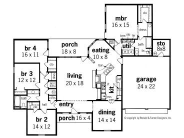 Floor Plan, 021H-0125