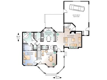 1st Floor Plan, 027H-0060