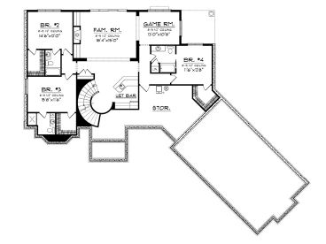 2nd Floor Plan, 020H-0306