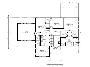 2nd Floor Plan, 035H-0082
