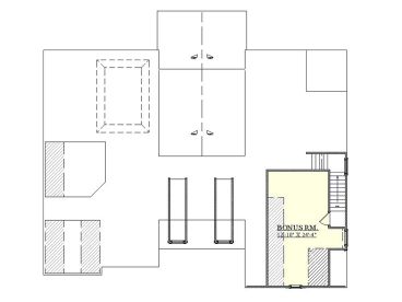 2nd Floor Plan, 080H-0003