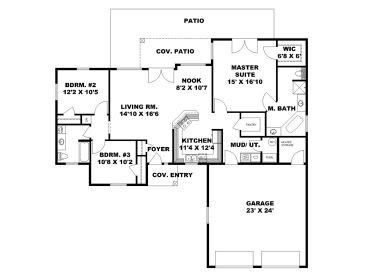 Floor Plan, 012H-0300