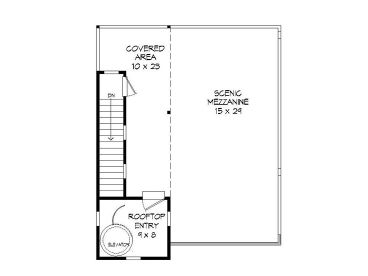 3rd Floor Plan, 062H-0205