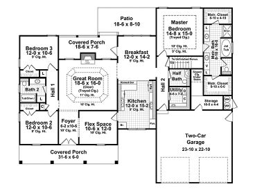 1st Floor Plan, 001H-0085