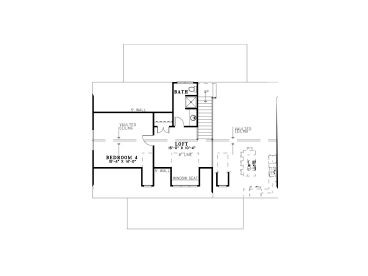 2nd Floor Plan, 025H-0156