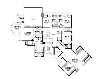 2nd Floor Plan, 034H-0154