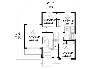 2nd Floor Plan, 072H-0260