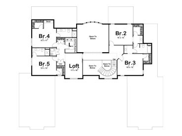 2nd Floor Plan, 050H-0251