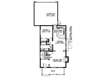 1st Floor Plan, 026H-0037