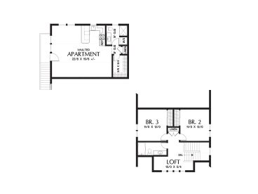 2nd Floor Plan, 034H-0458
