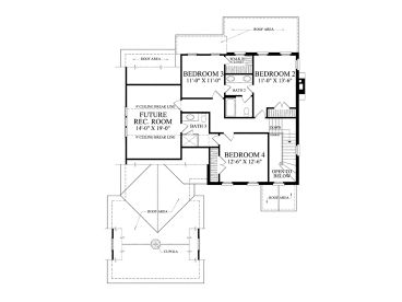 2nd Floor Plan, 063H-0052