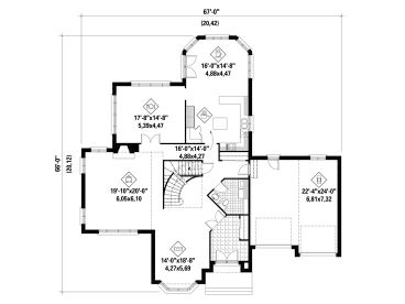 1st Floor Plan, 072H-0118