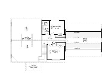 2nd Floor Plan, 062H-0379
