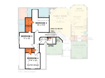 2nd Floor Plan, 059H-0026