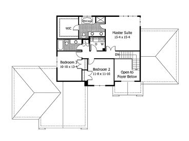 2nd Floor Plan, 023H-0013