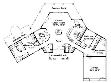 Floor Plan, 051H-0023