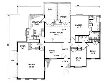Floor Plan, 030H-0032
