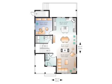 1st Floor Plan, 027H-0218