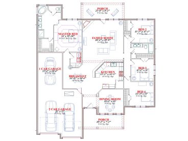 Floor Plan, 073H-0132
