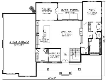 1st Floor Plan, 020H-0474