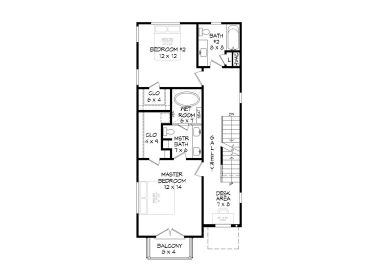 2nd Floor Plan, 062H-0218