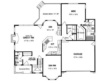 1st Floor Plan, 014H-0039