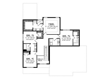 2nd Floor Plan, 020H-0396