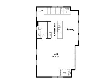 2nd Floor Plan, 051G-0135