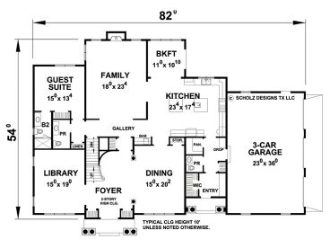 1st Floor Plan, 031H-0287