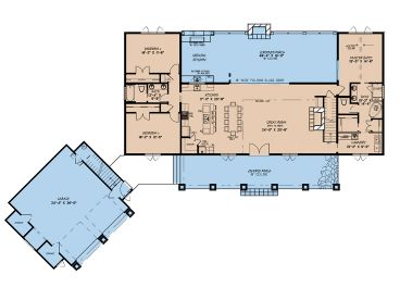 1st Floor Plan, 074H-0096