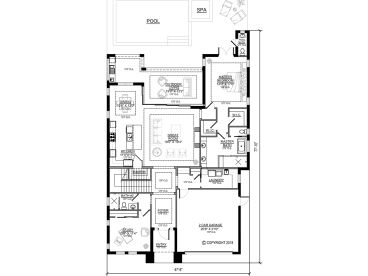 1st Floor Plan, 070H-0050