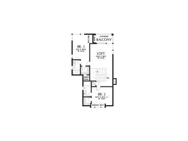 2nd Floor Plan, 034H-0459