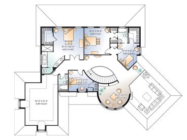 2nd Floor Plan, 027H-0096